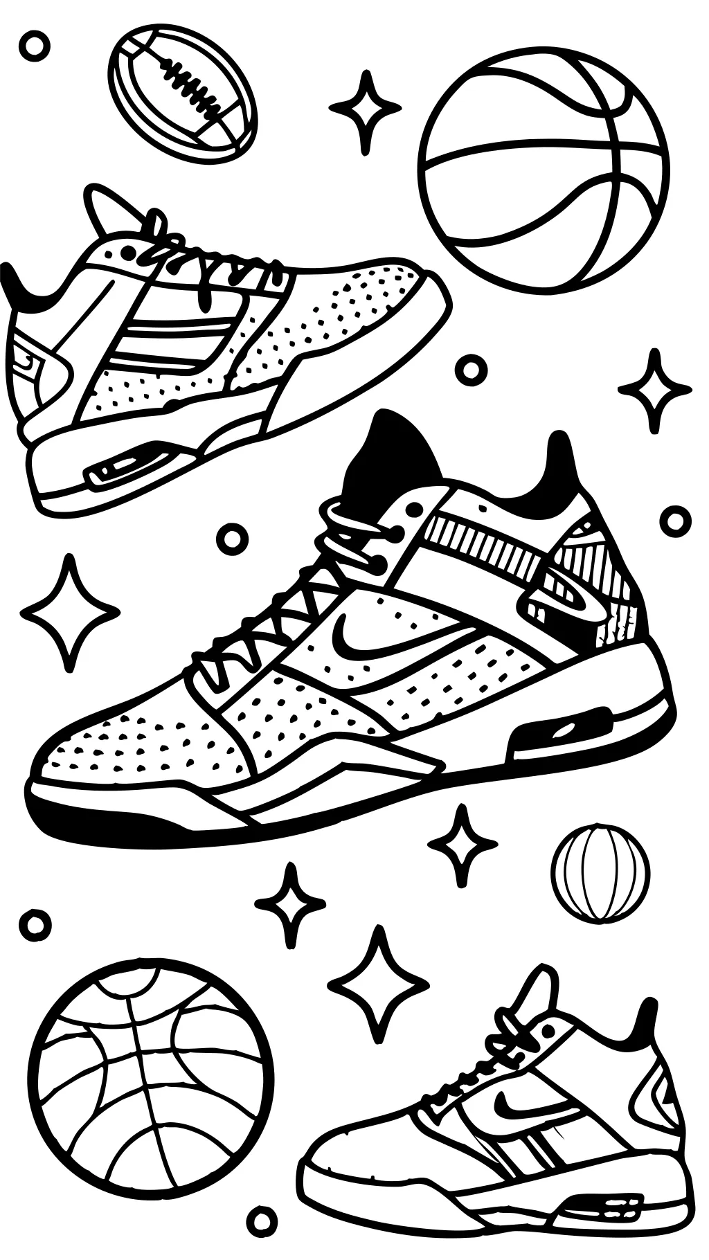 pages à colorier de chaussures Air Jordan